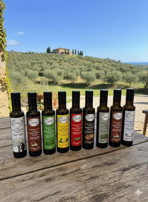 olio extra vergine d'oliva conforto aromatizzato 250ml