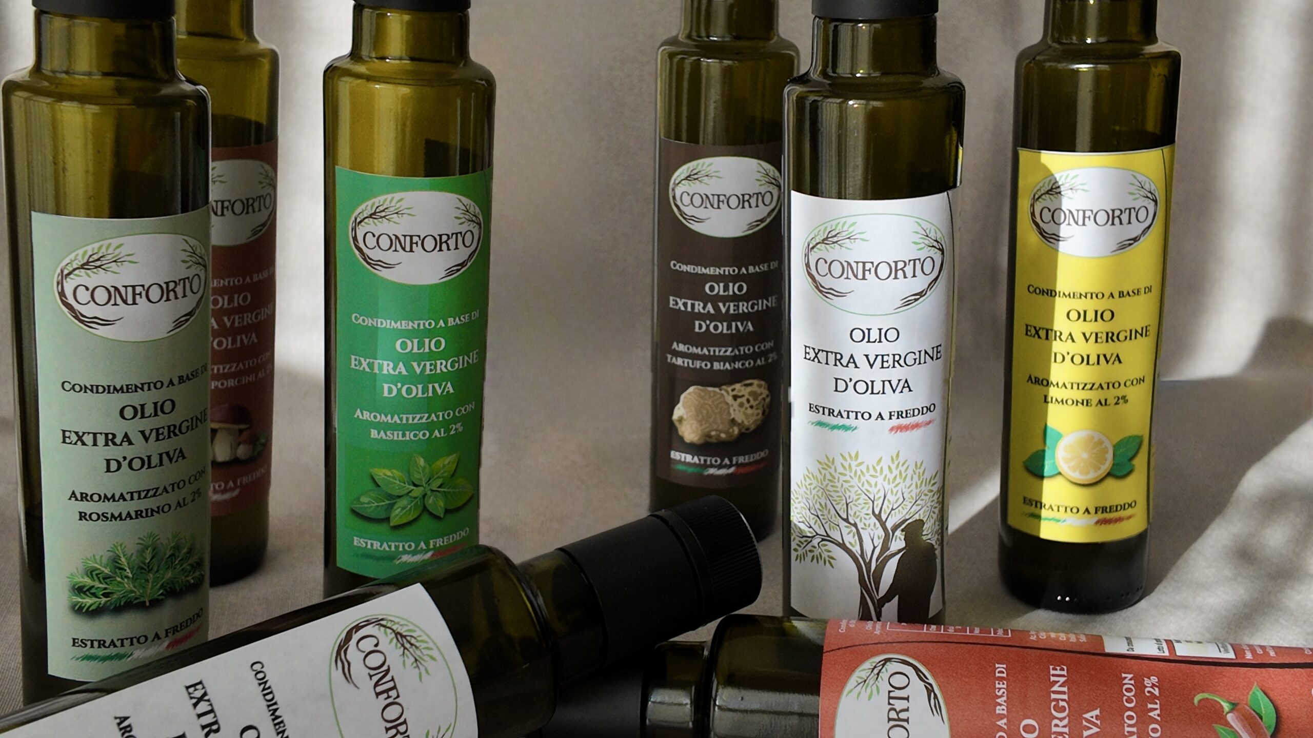 Olio Extra Vergine d'Oliva Conforto Aromatizzato 250ml