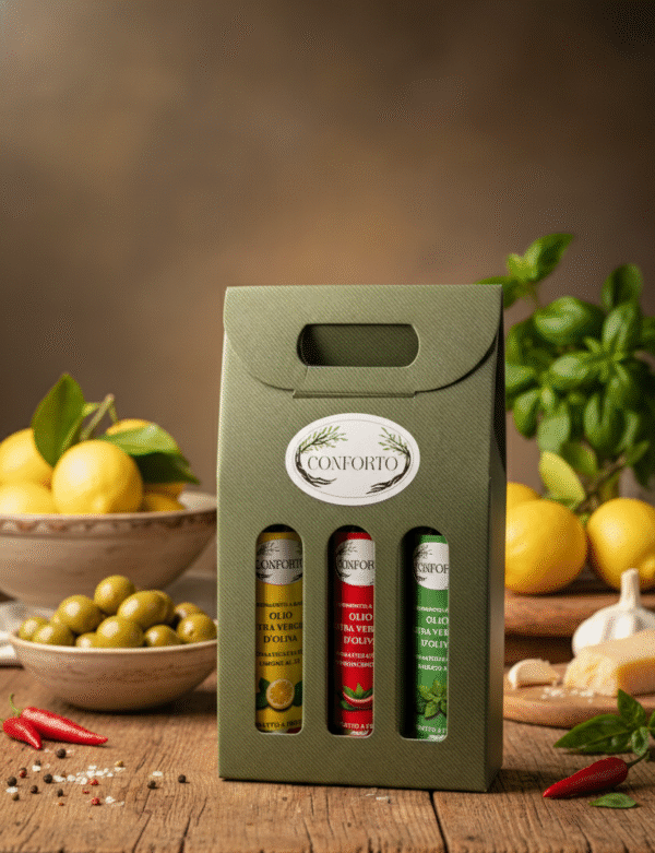 pack regalo oli aromatizzati conforto